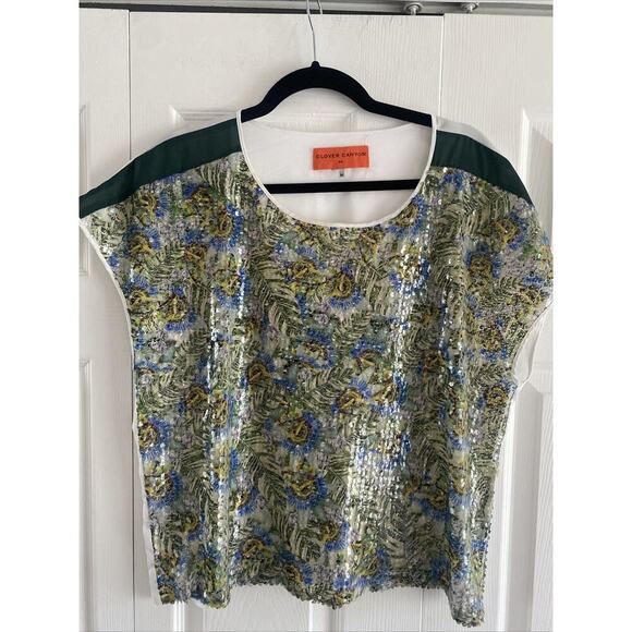 Clover Canyon Womens‎ Medium Sequin Top - Picture 1 of 7